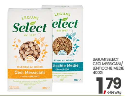 LEGUMI SELECT CECI MESSICANI/ LENTICCHIE MEDIE