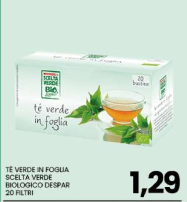 Tè verde in foglia