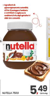 NUTELLA 750G