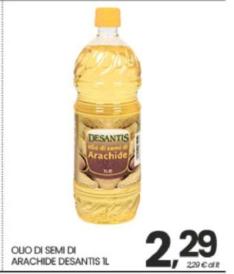 OLIO DI SEMI DI ARACHIDE DESANTIS 1L