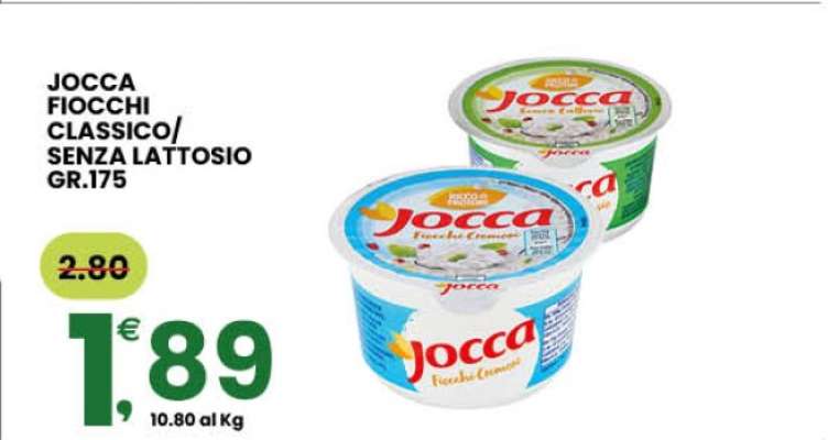 JOCCA FIOCCHI CLASSICO/SENZA LATTOSIO GR.175