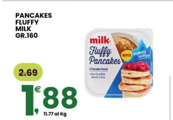 PANCAKES FLUFFY MILK GR.160