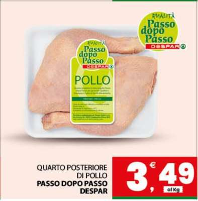 Quarto posteriore di pollo