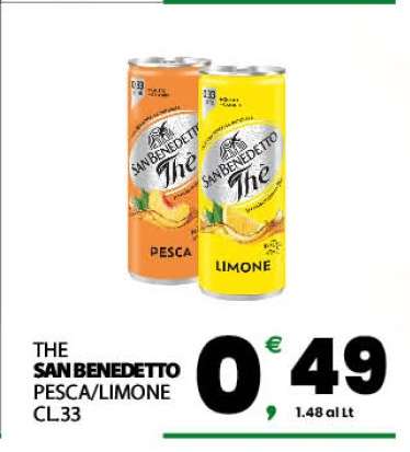 THÈ SAN BENEDETTO pesca, limone