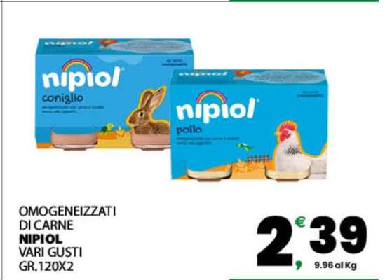 OMOGENEIZZATI DI CARNE NIPIOL
