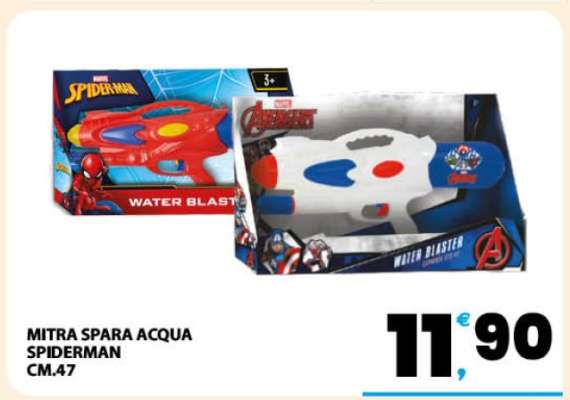 MITRA SPARA ACQUA SPIDERMAN