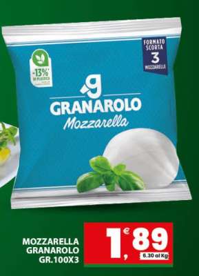 MOZZARELLA GRANAROLO GR.100X3