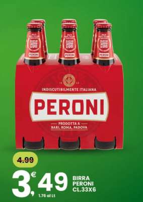 BIRRA PERONI CL.33X6