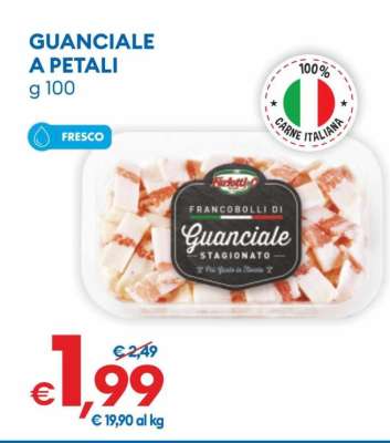 GUANCIALE A PETALI