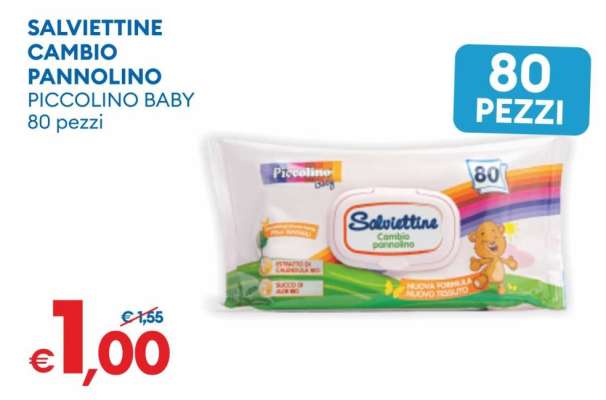SALVIETTINE CAMBIO PANNOLINO