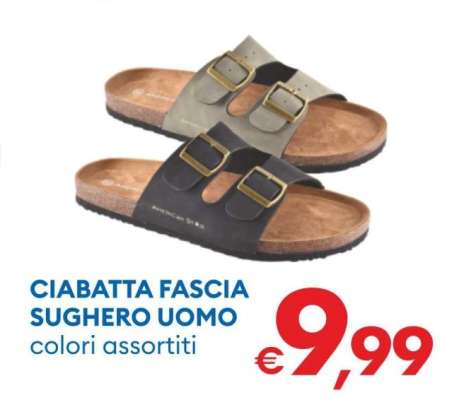 CIABATTA FASCIA SUGHERO UOMO