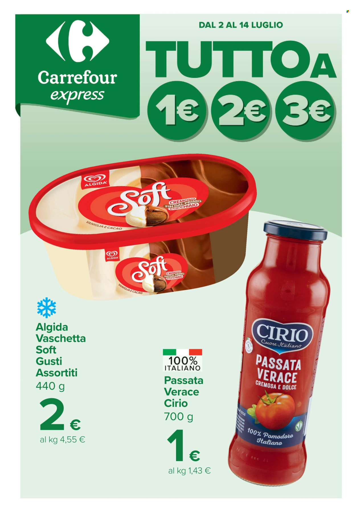 Volantino Carrefour - 2/7/2026 - 14/7/2026. Pagina 1
