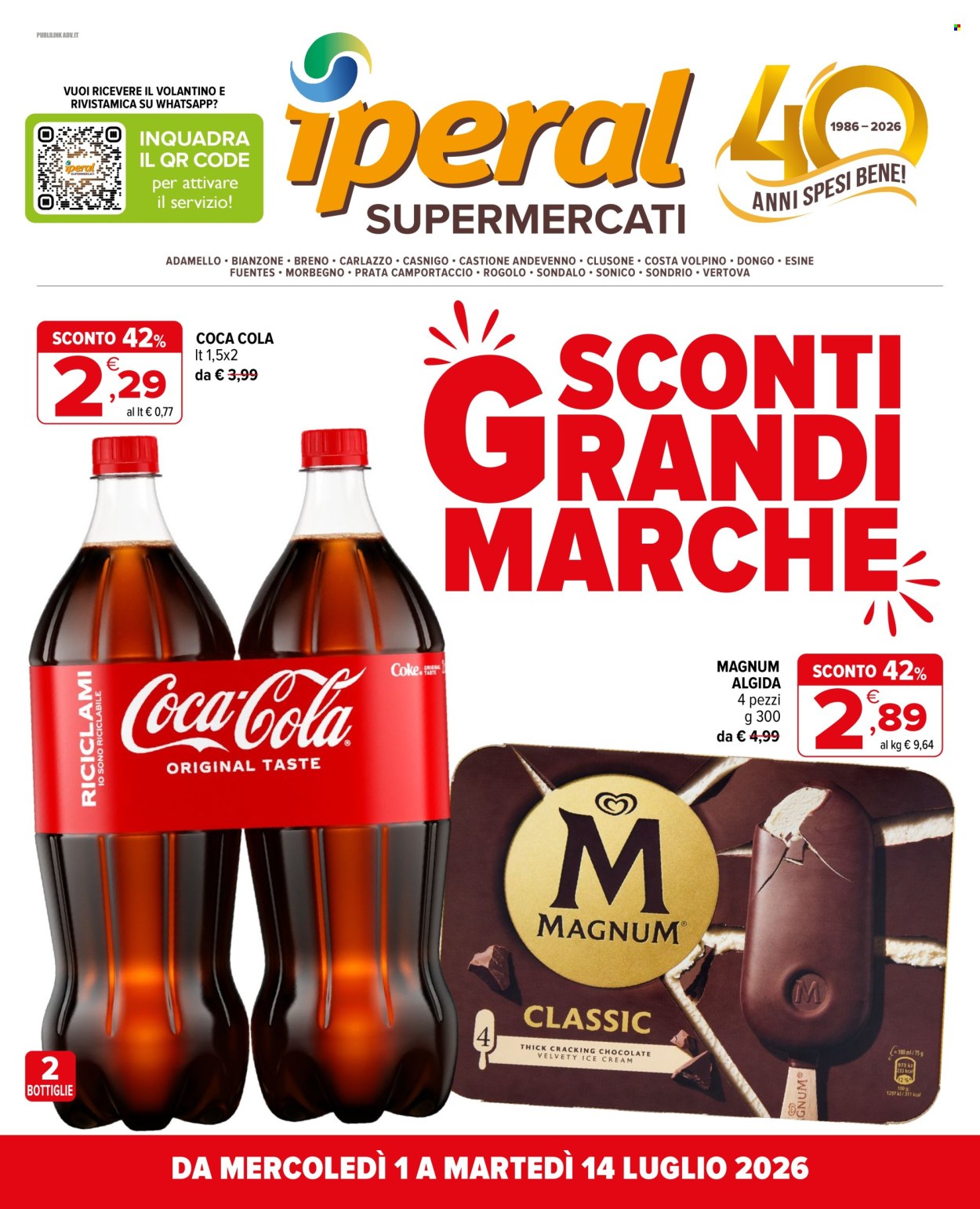 Volantino Iperal - 1/7/2026 - 14/7/2026. Pagina 1