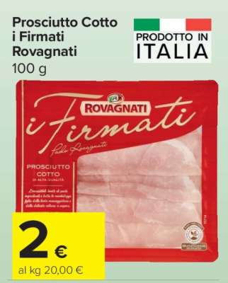 PROSCIUTTO COTTO I FIRMATI ROVAGNATI