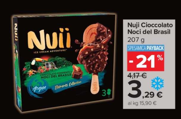 Nuii Cioccolato Noci del Brasil