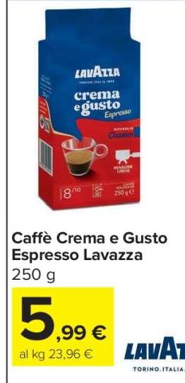 CAFFE’ CREMA E GUSTO ESPRESSO LAVAZZA