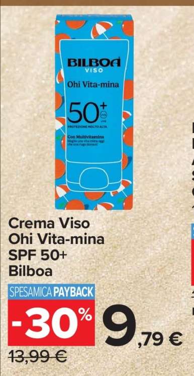 Crema Viso Ohi Vita-mina SPF 50+ Bilboa