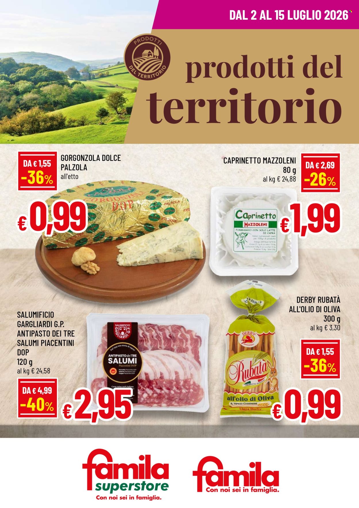 Volantino Famila - 2/7/2026 - 15/7/2026. Pagina 1