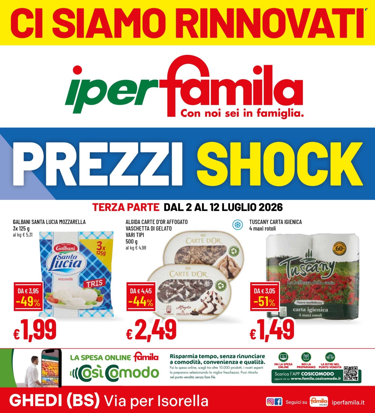 Volantino Famila - 2/7/2026 - 12/7/2026. Pagina 1