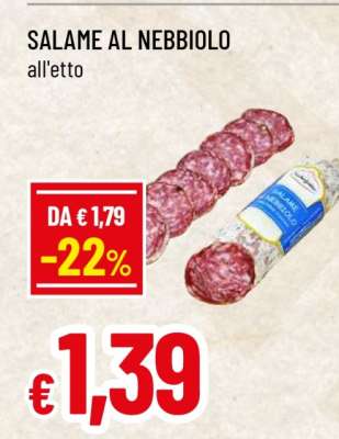 SALAME AL NEBBIOLO