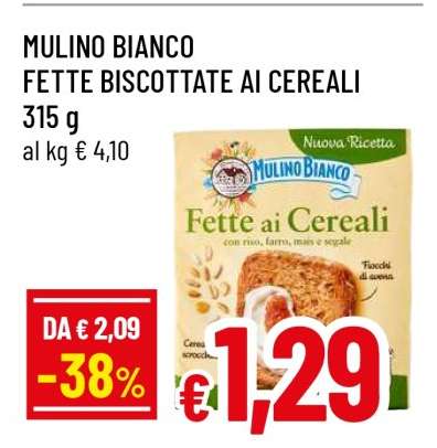MULINO BIANCO FETTE BISCOTTATE AI CEREALI