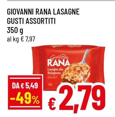GIOVANNI RANA LASAGNE GUSTI ASSORTITI