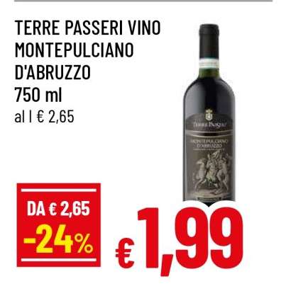 TERRE PASSERI VINO MONTEPULCIANO D'ABRUZZO
