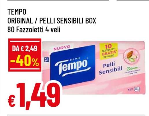 TEMPO ORIGINAL / PELLI SENSIBILI BOX