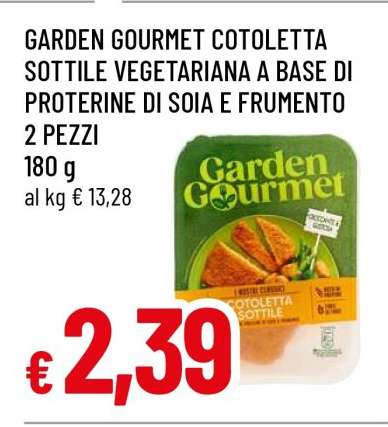 Garden Gourmet Cotoletta Sottile Vegetariana