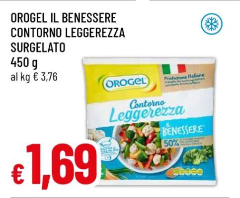 OROGEL IL BENESSERE CONTORNO LEGGEREZZA SURGELATO