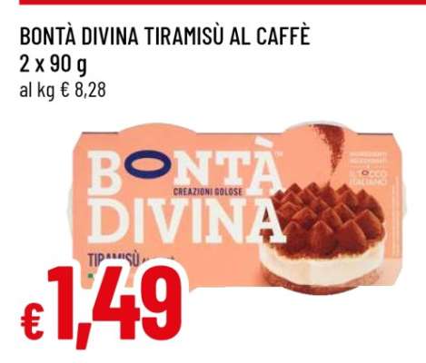 Bontà Divina Tiramisù al Caffè