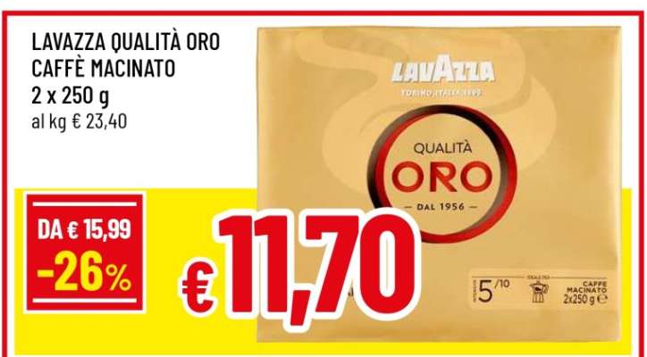 LAVAZZA QUALITÀ ORO CAFFÈ MACINATO