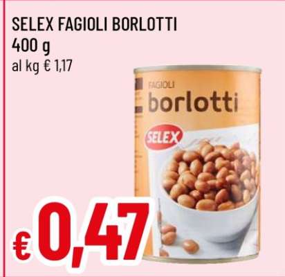 SELEX FAGIOLI BORLOTTI