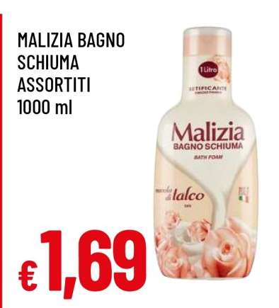MALIZIA BAGNO SCHIUMA ASSORTITI