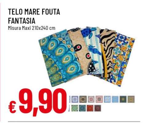 TELO MARE FOUTA FANTASIA