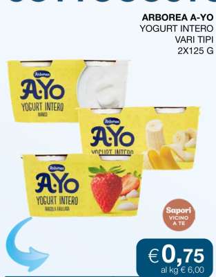 ARBOREA A-YO YOGURT INTERO