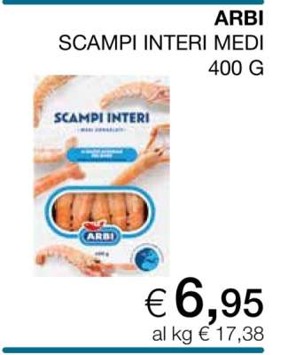 ARBI SCAMPI INTERI MEDI