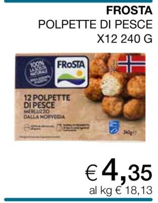 FROSTA POLPETTE DI PESCE