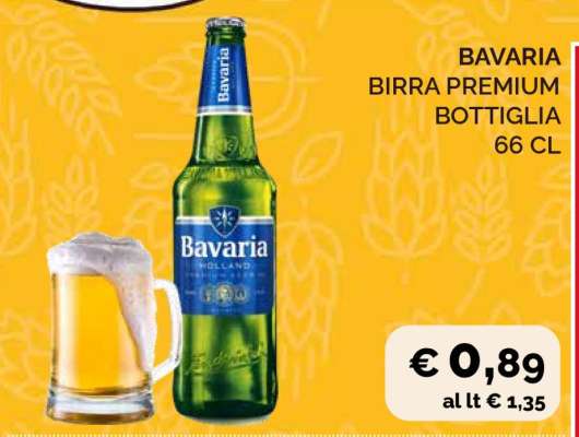 BAVARIA BIRRA PREMIUM BOTTIGLIA 66 CL