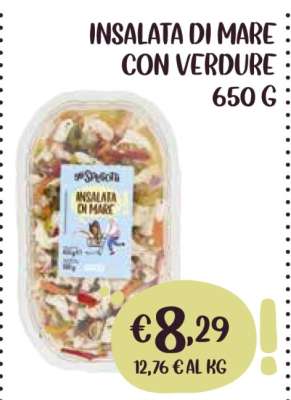 Insalata di mare con verdure