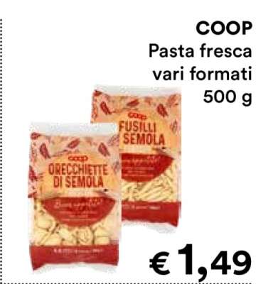 COOP Pasta Fresca Vari Formati