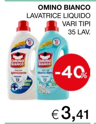 OMINO BIANCO LAVATRICE LIQUIDO