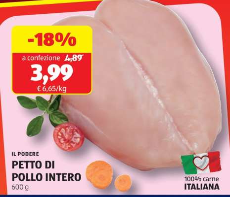 IL PODERE PETTO DI POLLO INTERO