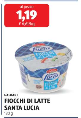 GALBANI FIOCCHI DI LATTE SANTA LUCIA