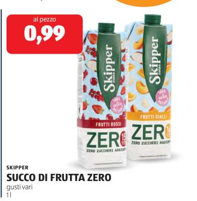 SKIPPER SUCCO DI FRUTTA ZERO