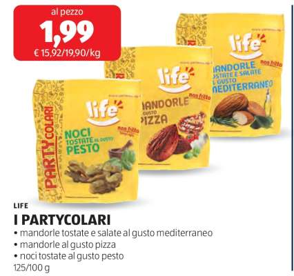 LIFE I PARTYCOLARI
