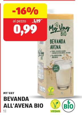 MY VAY BEVANDA ALL'AVENA BIO
