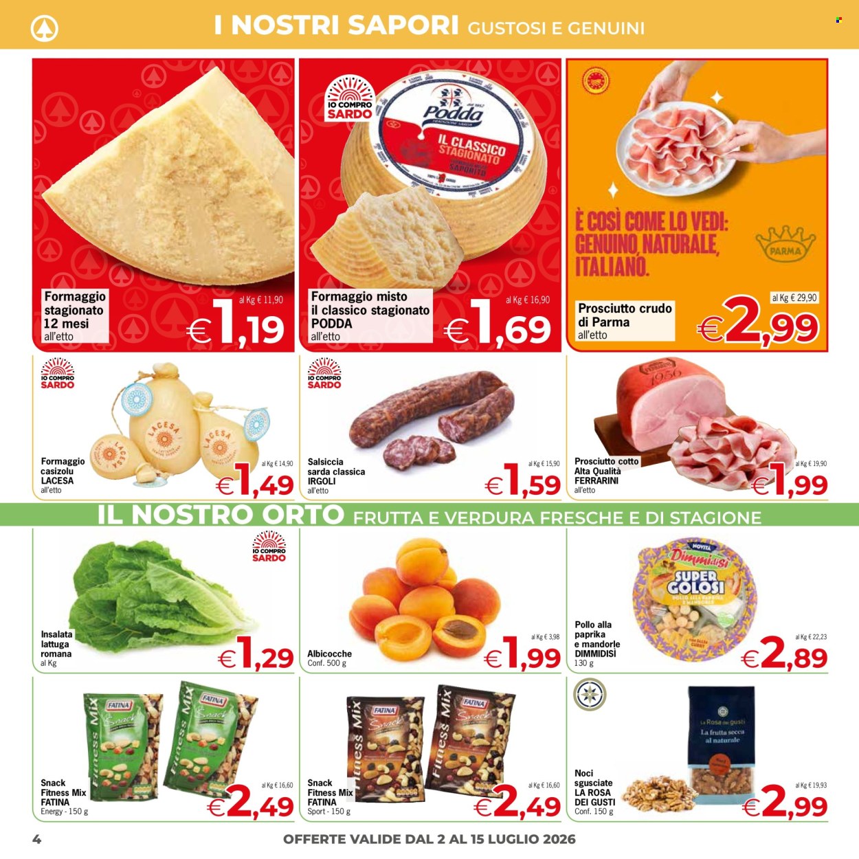 Volantino Eurospar - 2/7/2026 - 15/7/2026. Pagina 4
