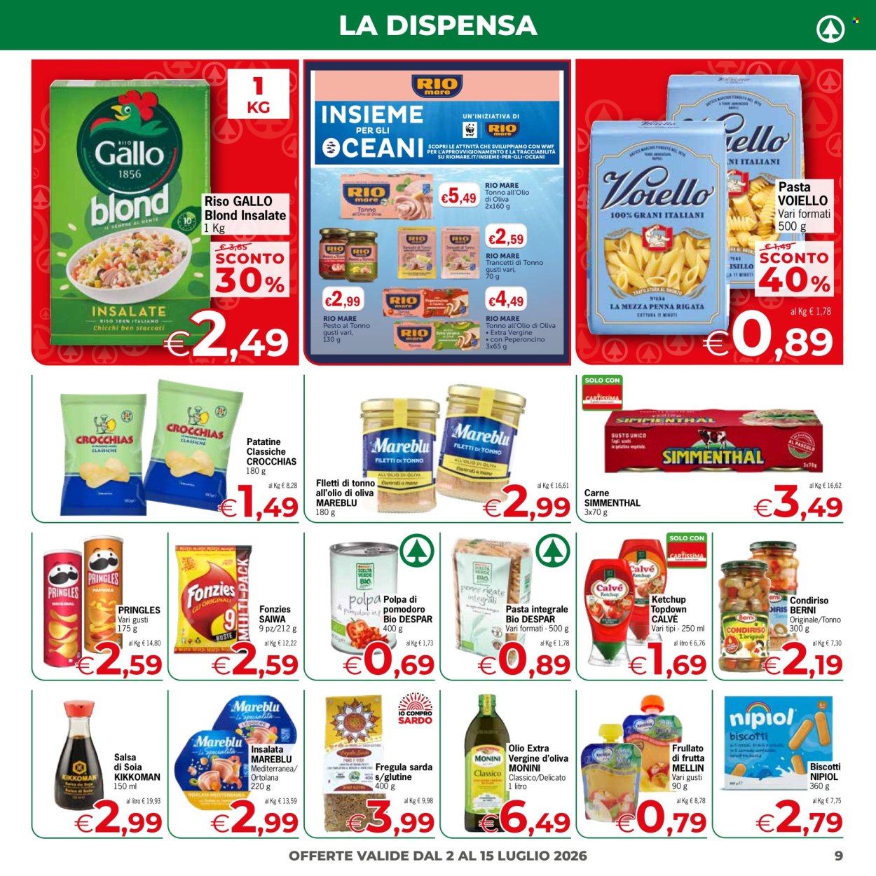 Volantino Eurospar - 2/7/2026 - 15/7/2026. Pagina 9