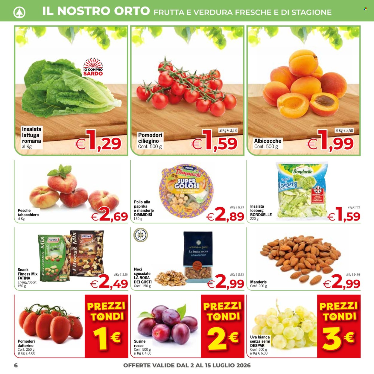 Volantino Eurospar - 2/7/2026 - 15/7/2026. Pagina 6